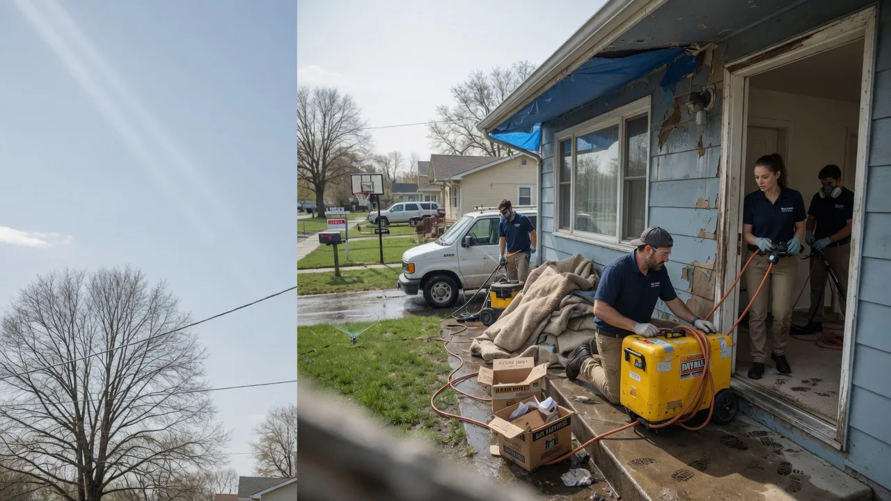 Basement Flood Cleanup in Forest City, IL near me